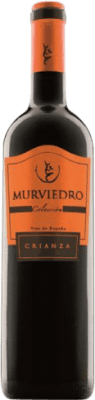 3,95 € Kostenloser Versand | Rotwein Murviedro Alterung D.O. Valencia Valencianische Gemeinschaft Spanien Tempranillo, Syrah, Monastrell Flasche 75 cl