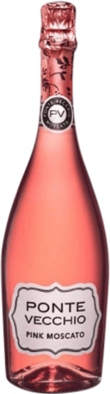 9,95 € 免费送货 | 桃红起泡酒 Ponte Vecchio Pink — 粉红 西班牙 Tempranillo — 丹魄, Moscato — 麝香葡萄 75 cl