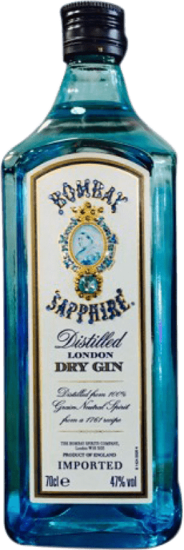 48,95 € Envio grátis | Gin Bombay Sapphire Swarovski Reino Unido Garrafa 70 cl