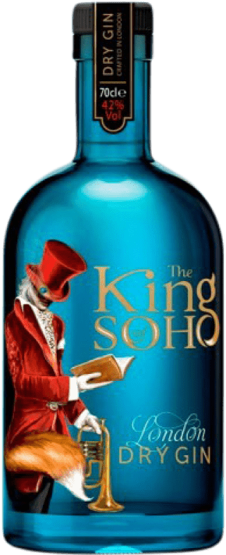 49,95 € Kostenloser Versand | Gin West End King of Soho Gin Flasche 70 cl