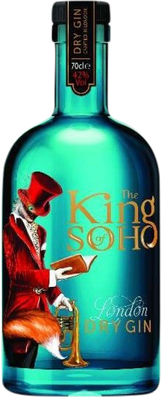 51,95 € Envio grátis | Gin West End King of Soho Gin Reino Unido Garrafa 70 cl
