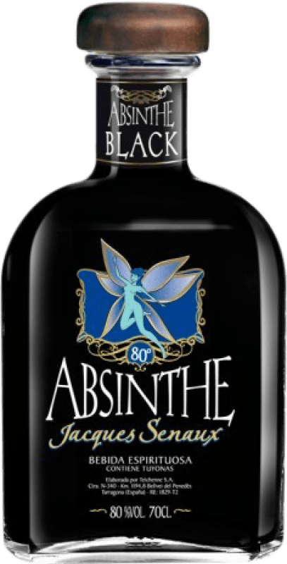 29,95 € Kostenloser Versand | Absinth Modernessia Teichenné Jacques Senaux 80 Black Spanien Flasche 70 cl