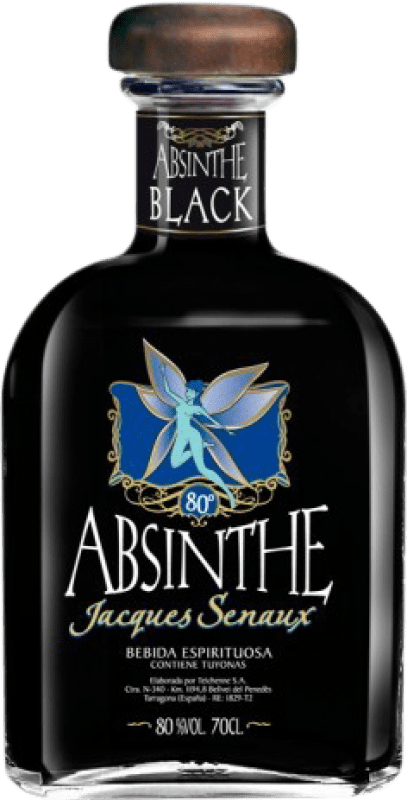 25,95 € Envío gratis | Absenta Modernessia Teichenné Jacques Senaux 80 Black España Botella 70 cl