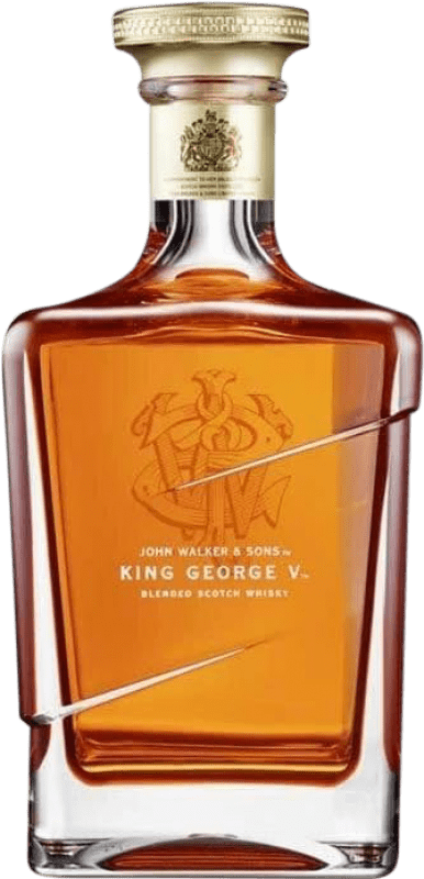 581,95 € Spedizione Gratuita | Whisky Blended Johnnie Walker Blue Label King George V Bottiglia 70 cl