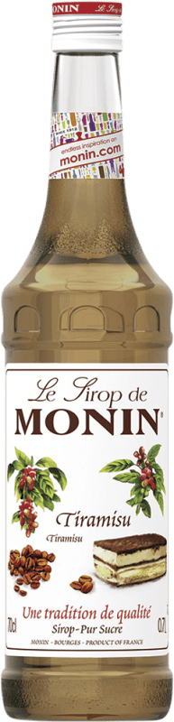 16,95 € Envio grátis | Xarope para Cocktail Monin França 70 cl Tiramisu Sem Álcool