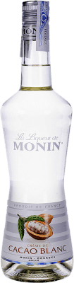 23,95 € Envío gratis | Crema de Licor Monin Chocolate Blanco Cacao Blanc Francia Botella 70 cl