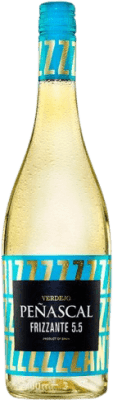 8,95 € Envio grátis | Vinho branco Peñascal Frizzante 5.5 Espanha Verdejo Garrafa 75 cl
