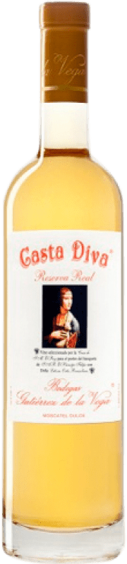 55,95 € 免费送货 | 甜葡萄酒 Gutiérrez de la Vega Casta Diva Real 珍藏 D.O. Alicante 巴伦西亚社区 西班牙 Moscato — 麝香葡萄 中瓶装 50 cl