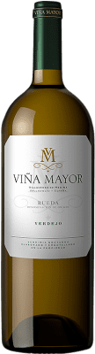 11,95 € Envio grátis | Vinho branco Viña Mayor D.O. Rueda Castela e Leão Verdejo Garrafa Magnum 1,5 L