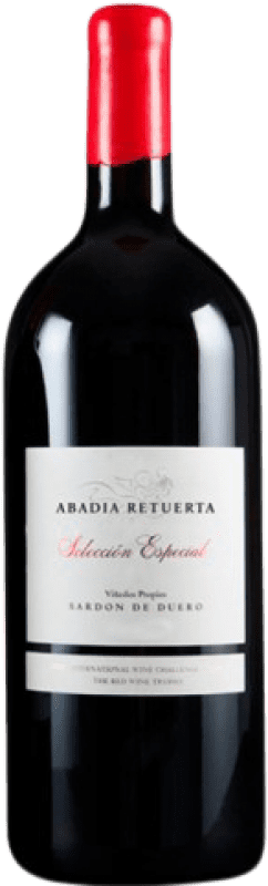 479,95 € 免费送货 | 红葡萄酒 Abadía Retuerta 甄选, 特别 I.G.P. Vino de la Tierra de Castilla y León 卡斯蒂利亚莱昂 西班牙 Tempranillo — 丹魄, Syrah — 西拉, Cabernet Sauvignon — 赤霞珠 帝王瓶 — Mathusalem 6 L