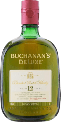 49,95 € 免费送货 | 威士忌混合 Buchanan's Deluxe 预订 苏格兰 英国 12 岁 瓶子 1 L