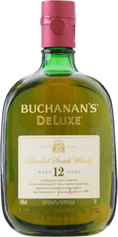 49,95 € Kostenloser Versand | Whiskey Blended Buchanan's Deluxe Reserve Schottland Großbritannien 12 Jahre Flasche 1 L