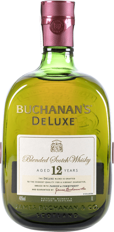 51,95 € Envío gratis | Whisky Blended Buchanan's Deluxe Reserva Escocia Reino Unido 12 Años Botella 1 L