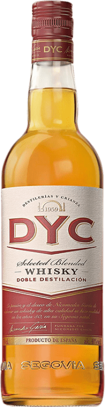 18,95 € Envío gratis | Whisky Blended DYC Botella 1 L