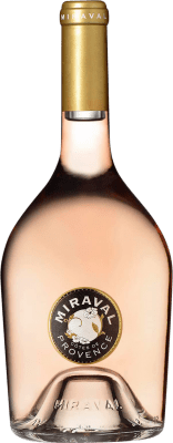 119,95 € 免费送货 | 玫瑰气泡酒 Château Miraval Rosé A.O.C. Côtes de Provence 普罗旺斯 法国 Syrah, Grenache, Cinsault, Rolle 瓶子 Jéroboam-双Magnum 3 L