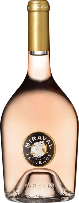 174,95 € Free Shipping | Rosé sparkling Château Miraval Rosé A.O.C. Côtes de Provence Provence France Syrah, Grenache, Cinsault, Rolle Jéroboam Bottle-Double Magnum 3 L