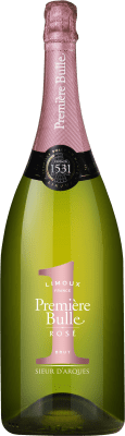 49,95 € Free Shipping | Rosé sparkling Sieur d'Arques Première Bulle Rose A.O.C. Crémant de Limoux France Magnum Bottle 1,5 L