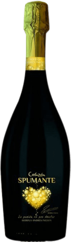 8,95 € Envoi gratuit | Vin Mousseux Blanc Iniesta Corazón D.O. Manchuela Espagne Macabeo — Macabeu, Chardonnay Bouteille 75 cl