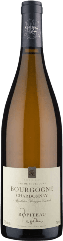 23,95 € Envio grátis | Vinho branco Ropiteau Frères A.O.C. Bourgogne Borgonha França Chardonnay Garrafa 75 cl