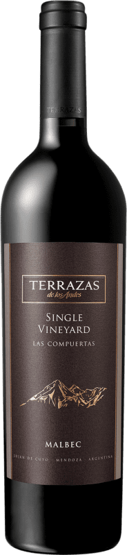 58,95 € Free Shipping | Red wine Terrazas de los Andes Single Vineyard Las Compuertas 2010 Argentina Malbec Bottle 75 cl