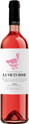 10,95 € Envio grátis | Espumante rosé Liba y Deleite La Vie en Rose D.O. Toro Castela e Leão Espanha Grenache, Tinta de Toro, Verdejo Garrafa 75 cl