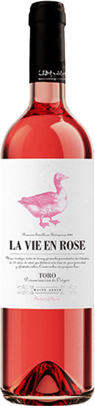 10,95 € Envío gratis | Espumoso rosado Liba y Deleite La Vie en Rose D.O. Toro Castilla y León España Garnacha, Tinta de Toro, Verdejo Botella 75 cl