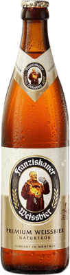 64,95 € Free Shipping | 20 units box Beer Spaten-Franziskaner Weissbier Natur Medium Bottle 50 cl