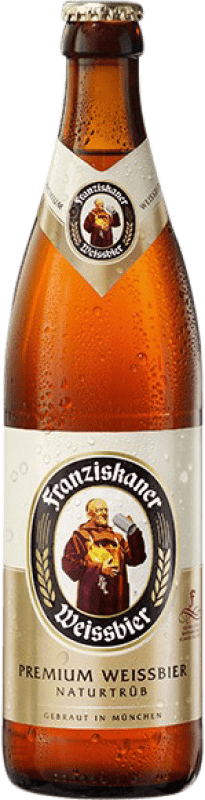 49,95 € Kostenloser Versand | 20 Einheiten Box Bier Spaten-Franziskaner Weissbier Natur Deutschland Medium Flasche 50 cl