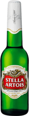 6,95 € 送料無料 | 4個入りボックス ビール Interbrew Stella Artois 3分の1リットルのボトル 33 cl