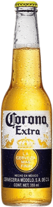 47,95 € 免费送货 | 盒装24个 啤酒 Modelo Corona Coronita 三分之一升瓶 35 cl