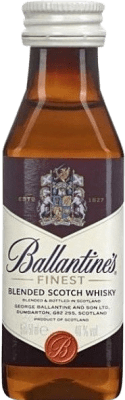 2,95 € 送料無料 | ウイスキーブレンド Ballantine's イギリス ミニチュアボトル 5 cl