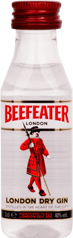 2,95 € Бесплатная доставка | Джин Beefeater миниатюрная бутылка 5 cl