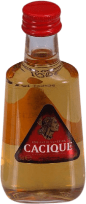 2,95 € Spedizione Gratuita | Rum Cacique Bottiglia Miniatura 5 cl