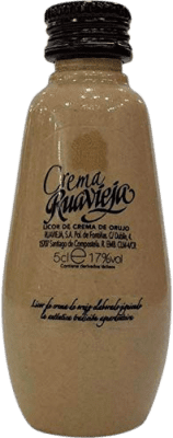 2,95 € Envío gratis | Crema de Licor Rua Vieja Crema de Orujo Ruavieja Botellín Miniatura 5 cl
