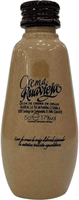 2,95 € Spedizione Gratuita | Crema di Liquore Ruavieja Orujo Bottiglia Miniatura 5 cl