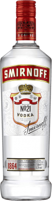 14,95 € 免费送货 | 伏特加 Smirnoff Red Label 法国 瓶子 70 cl