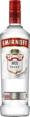 15,95 € Spedizione Gratuita | Vodka Smirnoff Red Label Francia Bottiglia 70 cl