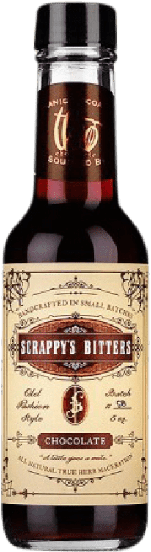 29,95 € Envío gratis | Schnapp Rueverte Scrappy's Bitters Chocolate Botellín 15 cl