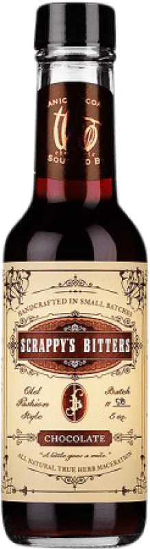 29,95 € Free Shipping | Schnapps Scrappy's Bitters United States Small Bottle 15 cl Chocolate