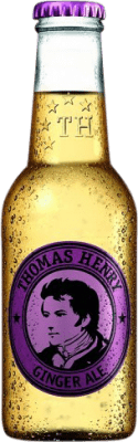 63,95 € 免费送货 | 盒装24个 饮料和搅拌机 Thomas Henry Ginger Ale 小瓶 20 cl