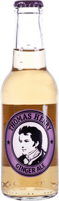 52,95 € Envio grátis | Caixa de 24 unidades Refrescos e Mixers Thomas Henry Ginger Ale Garrafa Pequena 20 cl