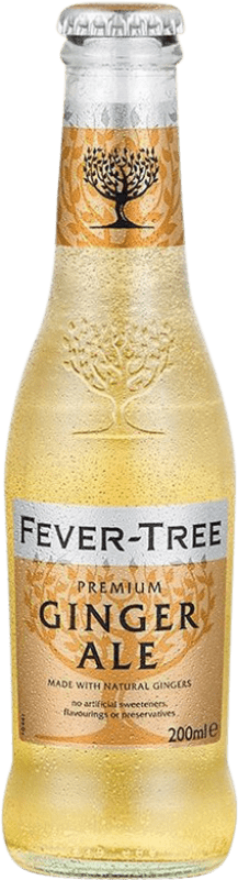 46,95 € Kostenloser Versand | 24 Einheiten Box Softdrinks Fever-Tree Großbritannien Kleine Flasche 20 cl Ginger Ale