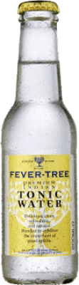 7,95 € Envío gratis | Caja de 4 unidades Refrescos y Mixers Fever-Tree Tonic Water Reino Unido Botellín 20 cl