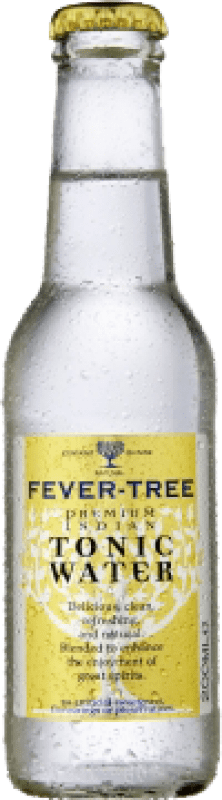 7,95 € Envío gratis | Caja de 4 unidades Refrescos y Mixers Fever-Tree Tonic Water Reino Unido Botellín 20 cl