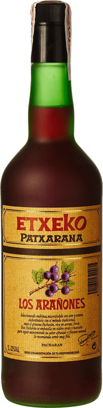 18,95 € Бесплатная доставка | Pacharán Patxarana Etxeko Arañones Испания бутылка 1 L