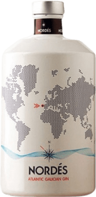 184,95 € Envio grátis | Genever Gin Atlantic Galician Nordés Espanha Garrafa Jeroboam-Duplo Magnum 3 L