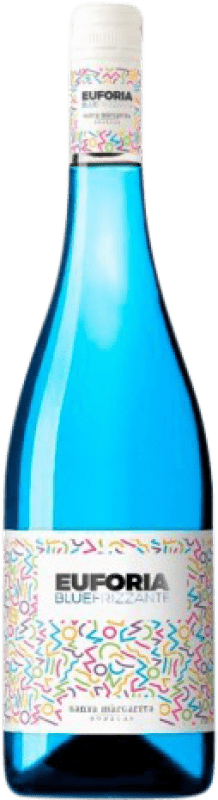 6,95 € 免费送货 | 白起泡酒 Santa Margarita Euforia Frizzante Vino Azul 西班牙 瓶子 75 cl