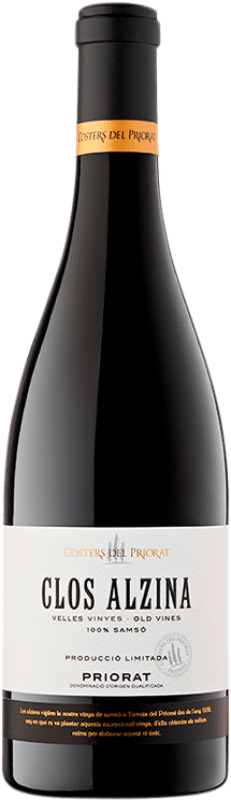 63,95 € Envío gratis | Vino tinto Costers del Priorat Clos Alzina D.O.Ca. Priorat Cataluña España Cariñena Botella 75 cl