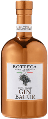 23,95 € Envio grátis | Gin Bottega Gin Bacur Garrafa Medium 50 cl