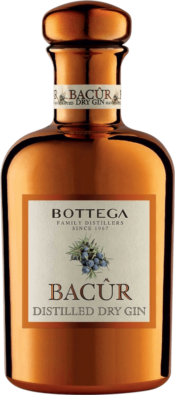 22,95 € Envío gratis | Ginebra Gin Bottega Bacur Italia Botella Medium 50 cl